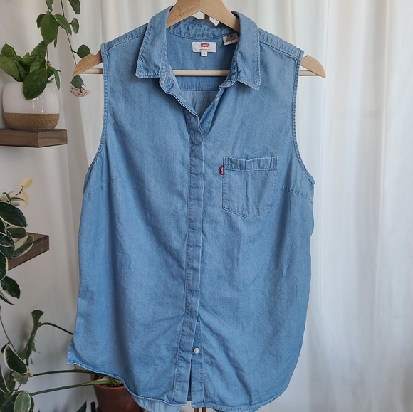 Women's Levi's Coralie button-down jean shirt - Picture 2 of 9